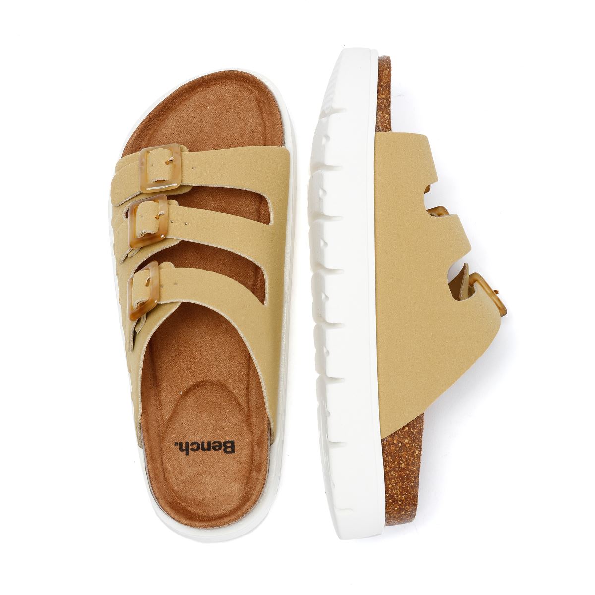 Bench Ushuaia Sandales Beige Pour Femmes