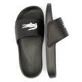 Lacoste Serve Slide 0.0 Sandales Noires Pour Femmes