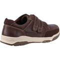 Hush Puppies Fabian Double Strap Mocassins Marron En Cuir Pour Hommes