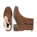 TOMS Hailey Buckle Bottes Brunes Pour Femmes En Suede