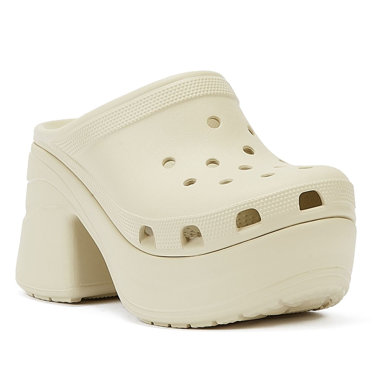 Sandales blanches Crocs Siren Clog pour femmes
