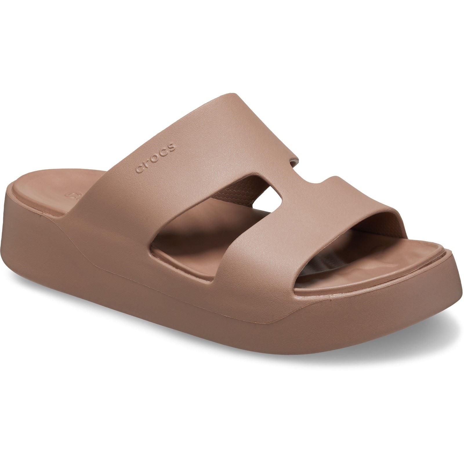 Crocs Getaway Platform H-Strap Sandales Latte Eva Pour Femmes