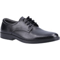 Hush Puppies Neal Chaussures En Cuir Noir À Lacets Pour Hommes