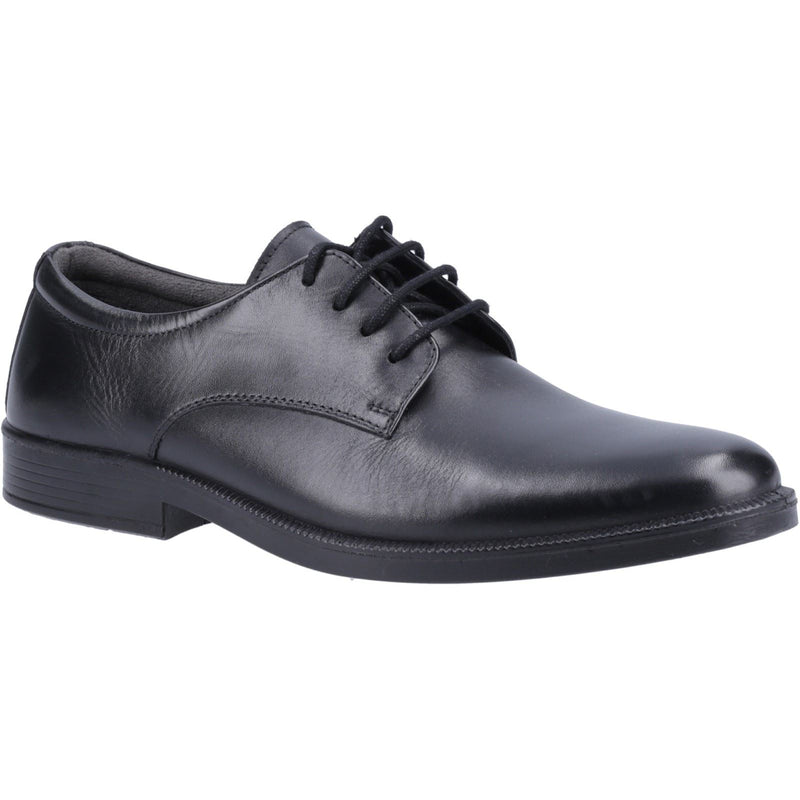 Hush Puppies Neal Chaussures En Cuir Noir À Lacets Pour Hommes