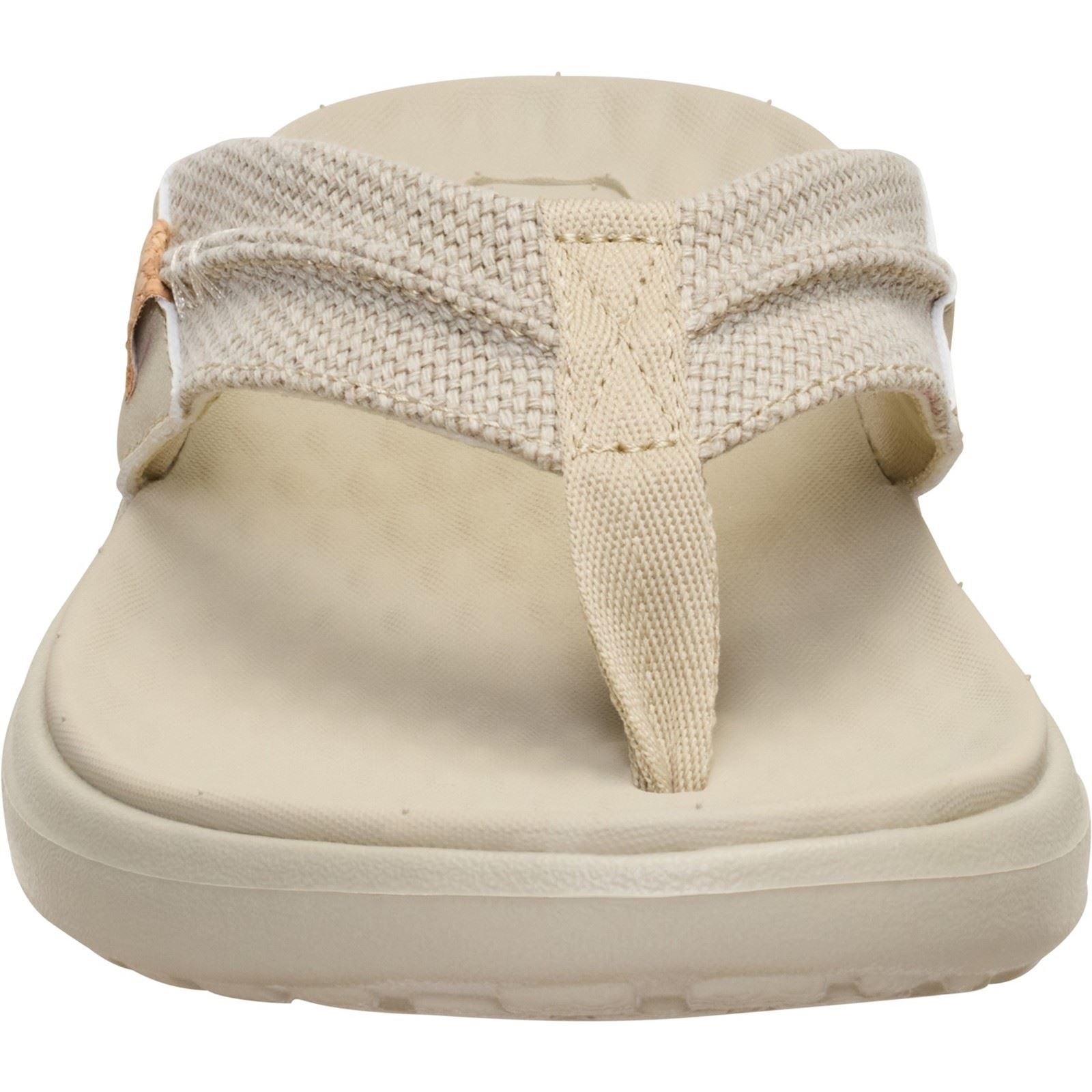 HEYDUDE Finn Flip Sandales Beiges En Polyester Pour Hommes