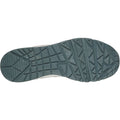 Skechers Uno Retro One Baskets Pour Hommes En Cuir Blanc/Gris