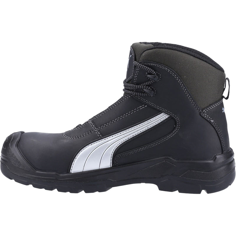 Puma Safety Bottes De Sécurité Cascades Mid En Cuir Noir