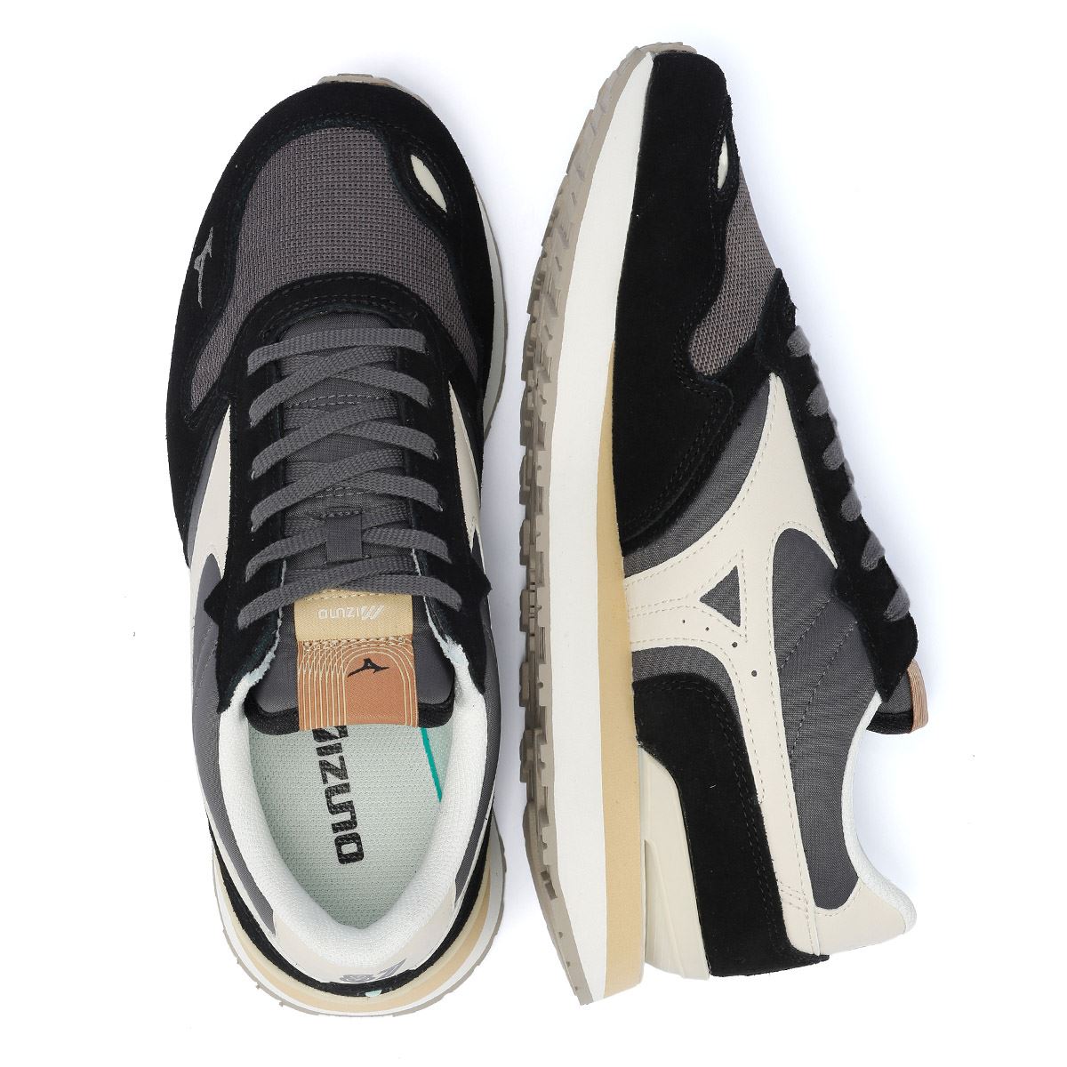 Mizuno RB87 Baskets En Daim Noires