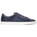 Base London Tucker Chaussures De Sport Pour Homme En Cuir Bleu Marine