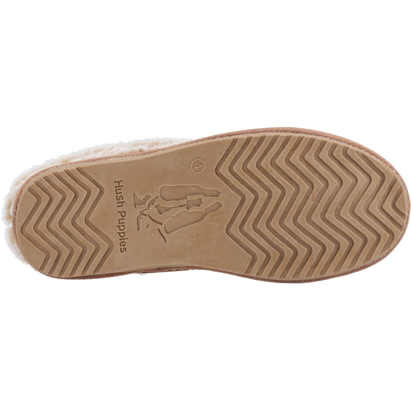 Hush Puppies Anika Chaussons Pour Femmes En Daim Beige