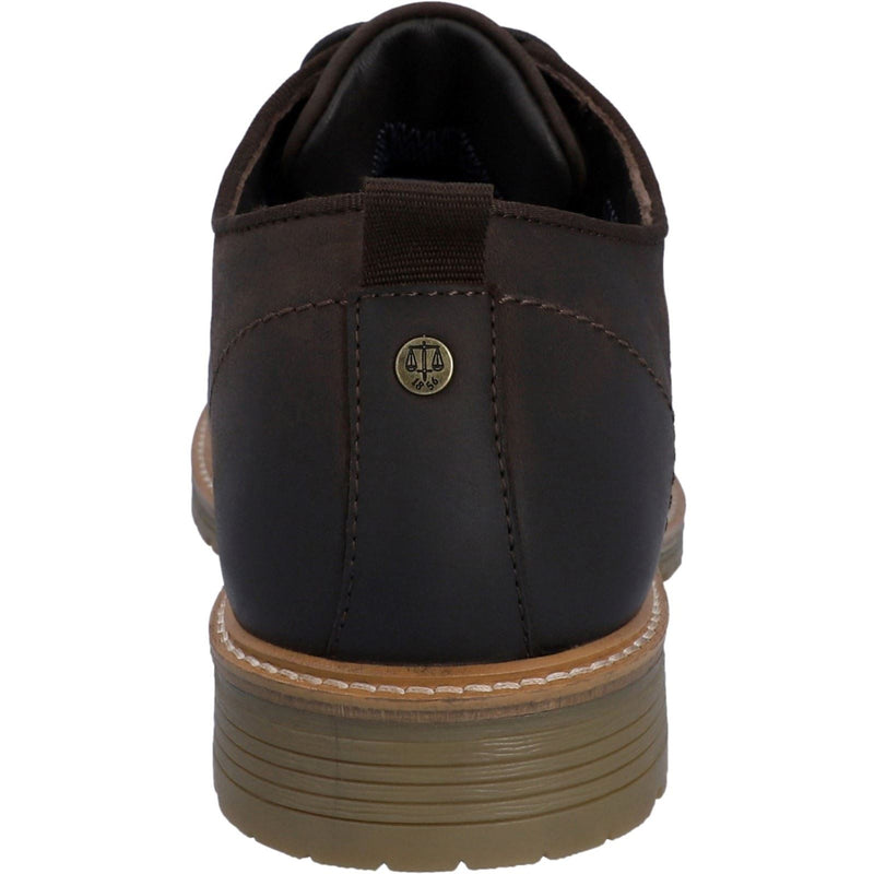 Hunter Jura Chaussures En Cuir Marron À Lacets Pour Homme