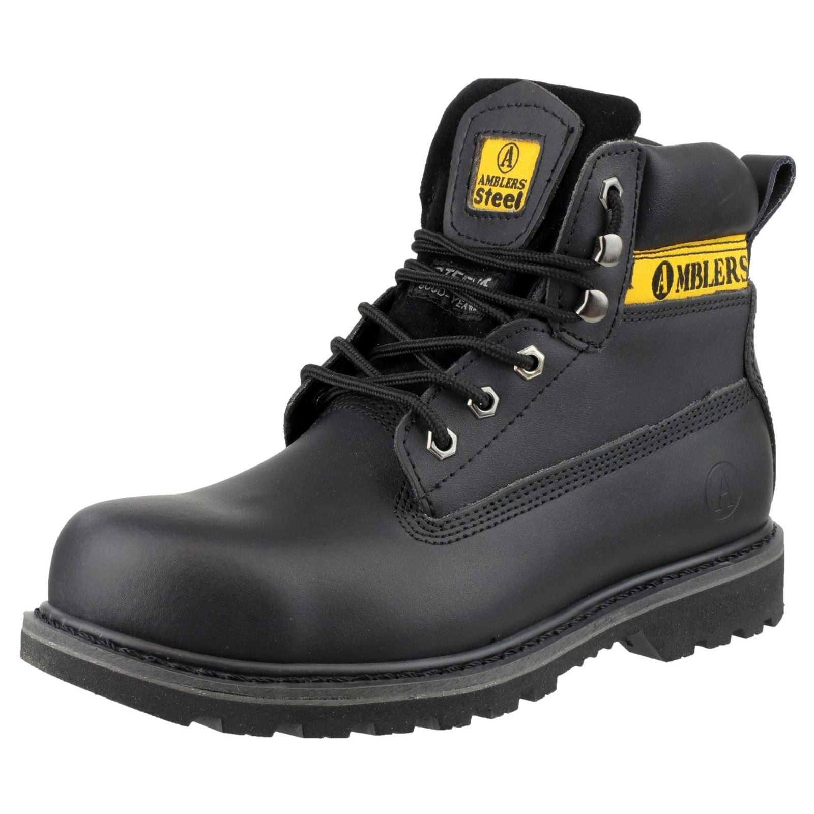 Amblers Safety Bottes De Sécurité En Cuir Noir Fs9