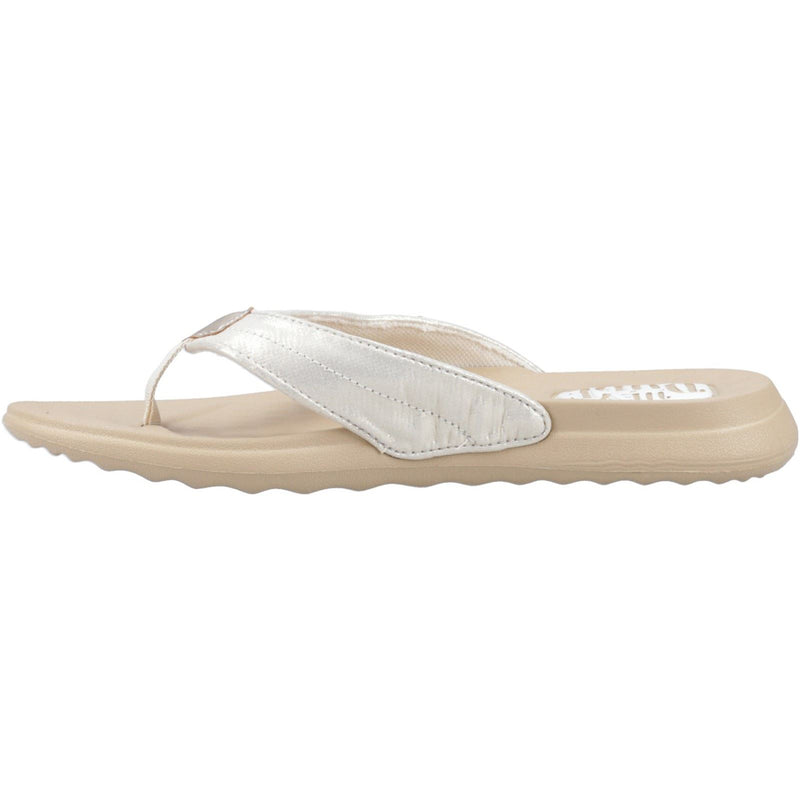 HEYDUDE Christi Flip Classic Sandales Dorées Pour Femmes