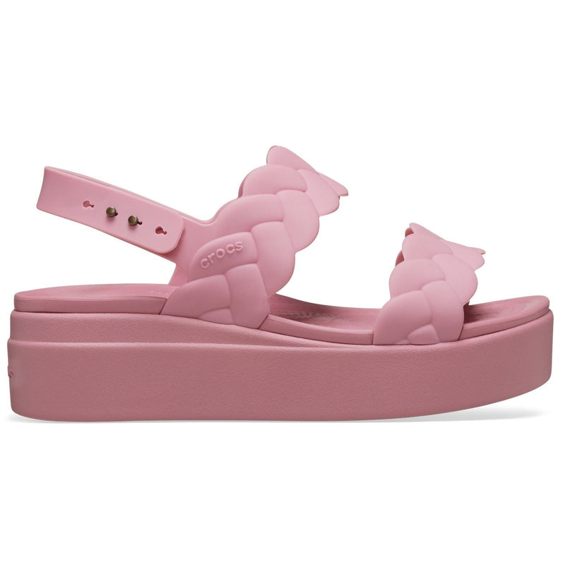 Crocs Brooklyn Woven Sandales Rosette Pour Femme En Thermoplastique