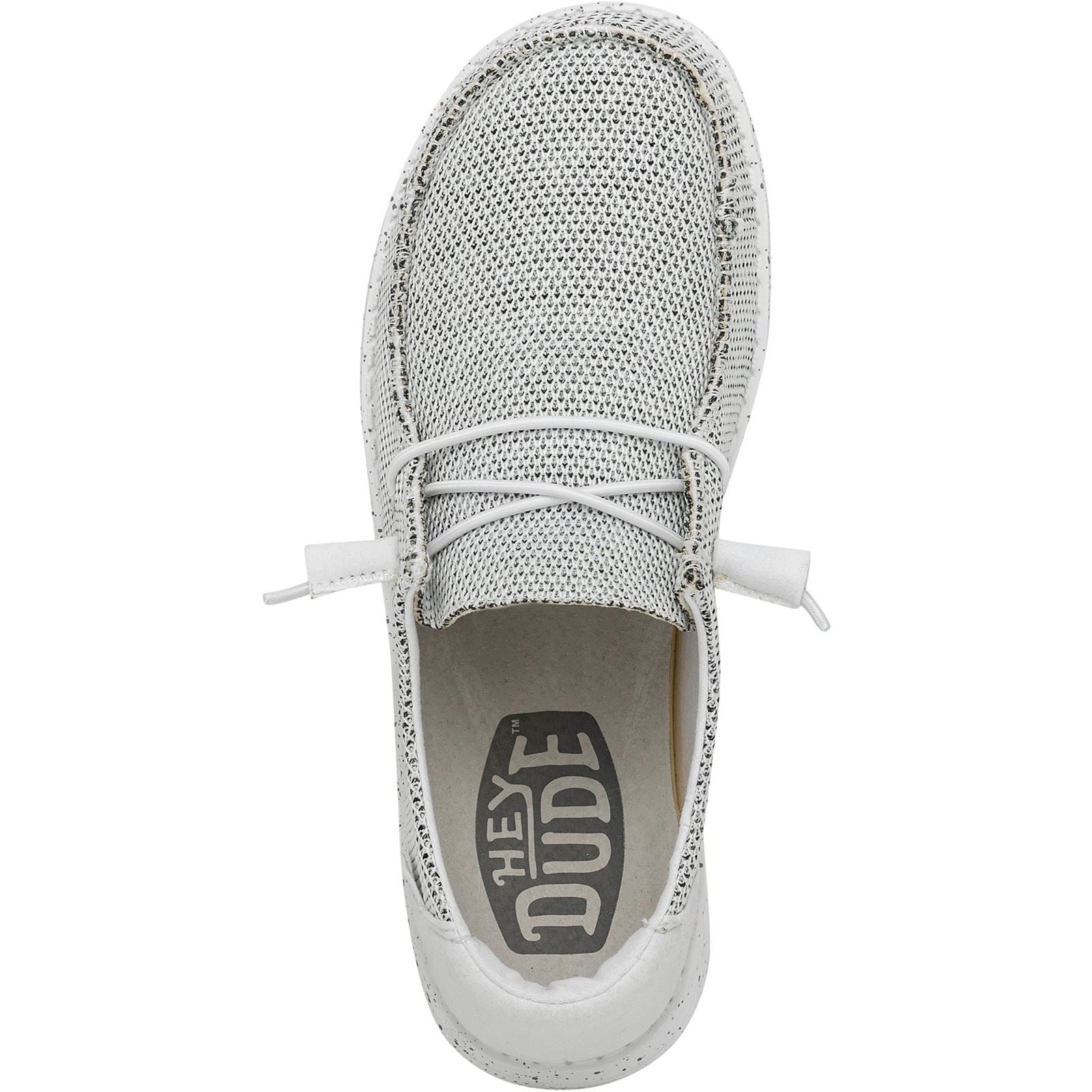 HEYDUDE Wendy Sox Mocassins Blancs En Pierre Pour Femmes