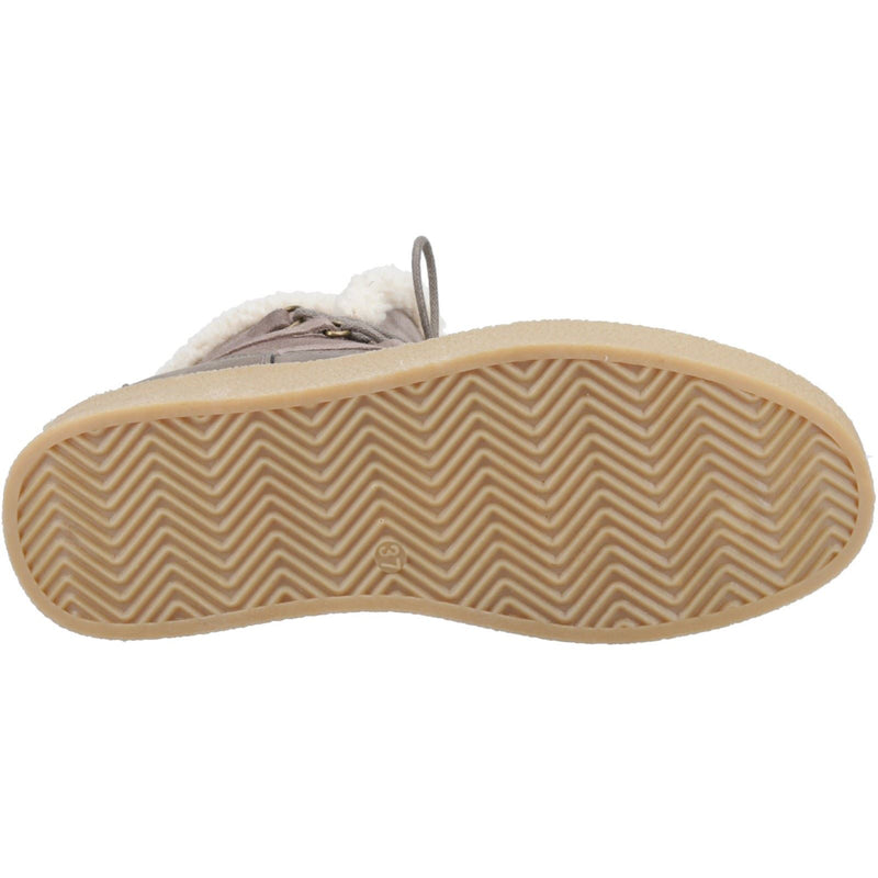 Hush Puppies Bronte Femmes Suède Bottes De Mi-mollet D'hiver Taupe