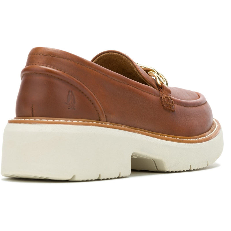 Hush Puppies Jodie Chaussures À Enfiler Pour Femmes En Cuir Couleur Cognac