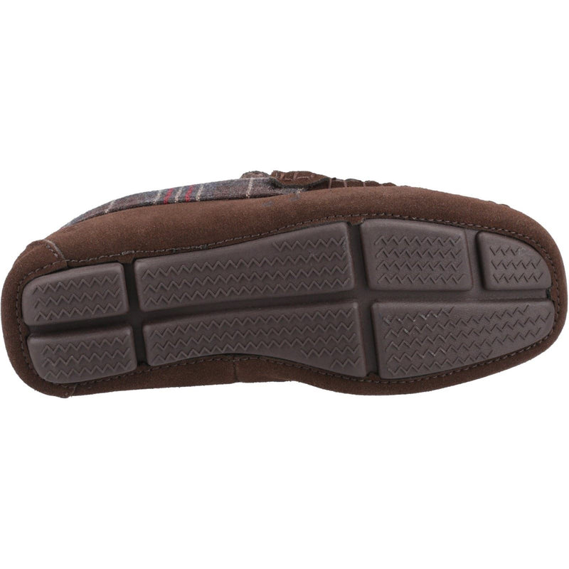 Hush Puppies Andreas Pantoufles Pour Hommes En Daim Marron