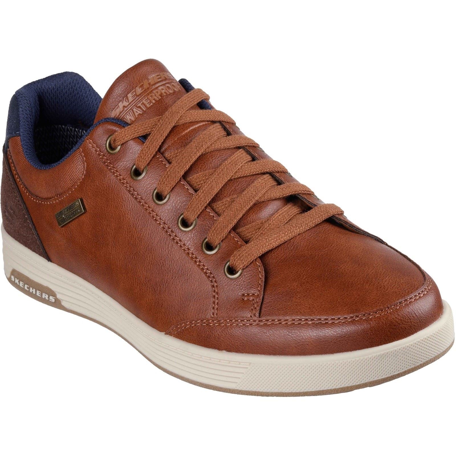 Skechers Cavell Sparkman Chaussures À Lacets Pour Hommes En Polyuréthane
