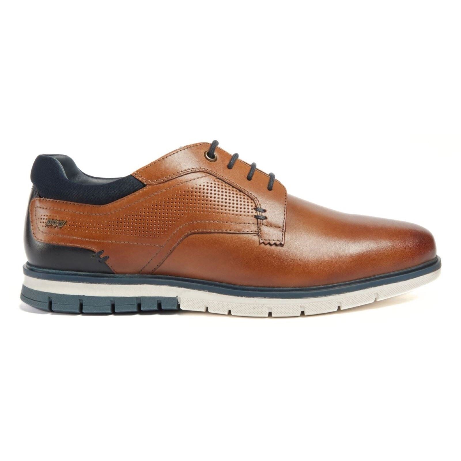 Pod Merlin Chaussures À Lacets En Cuir Pour Homme Couleur Fauve