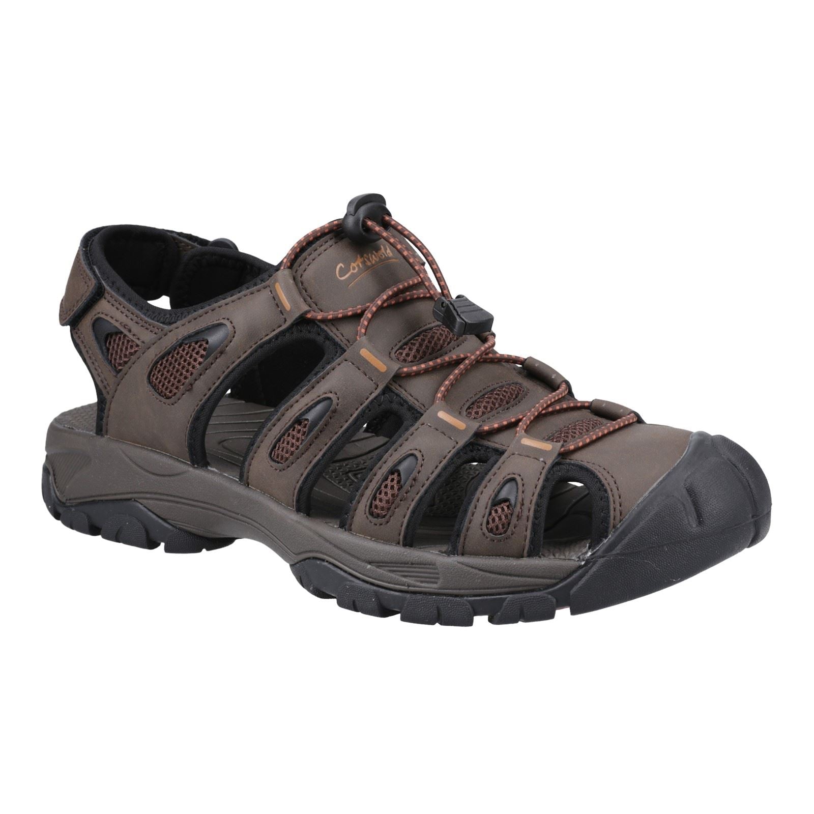 Cotswold Ampney Sandales Marron Pour Homme En Polyuréthane
