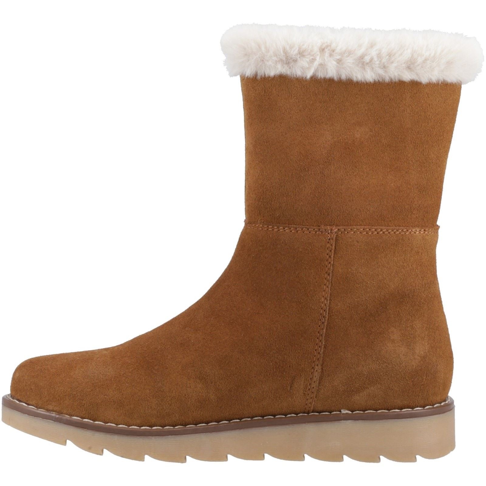 Hush Puppies Mary Bottes Brunes Pour Femmes En Suède