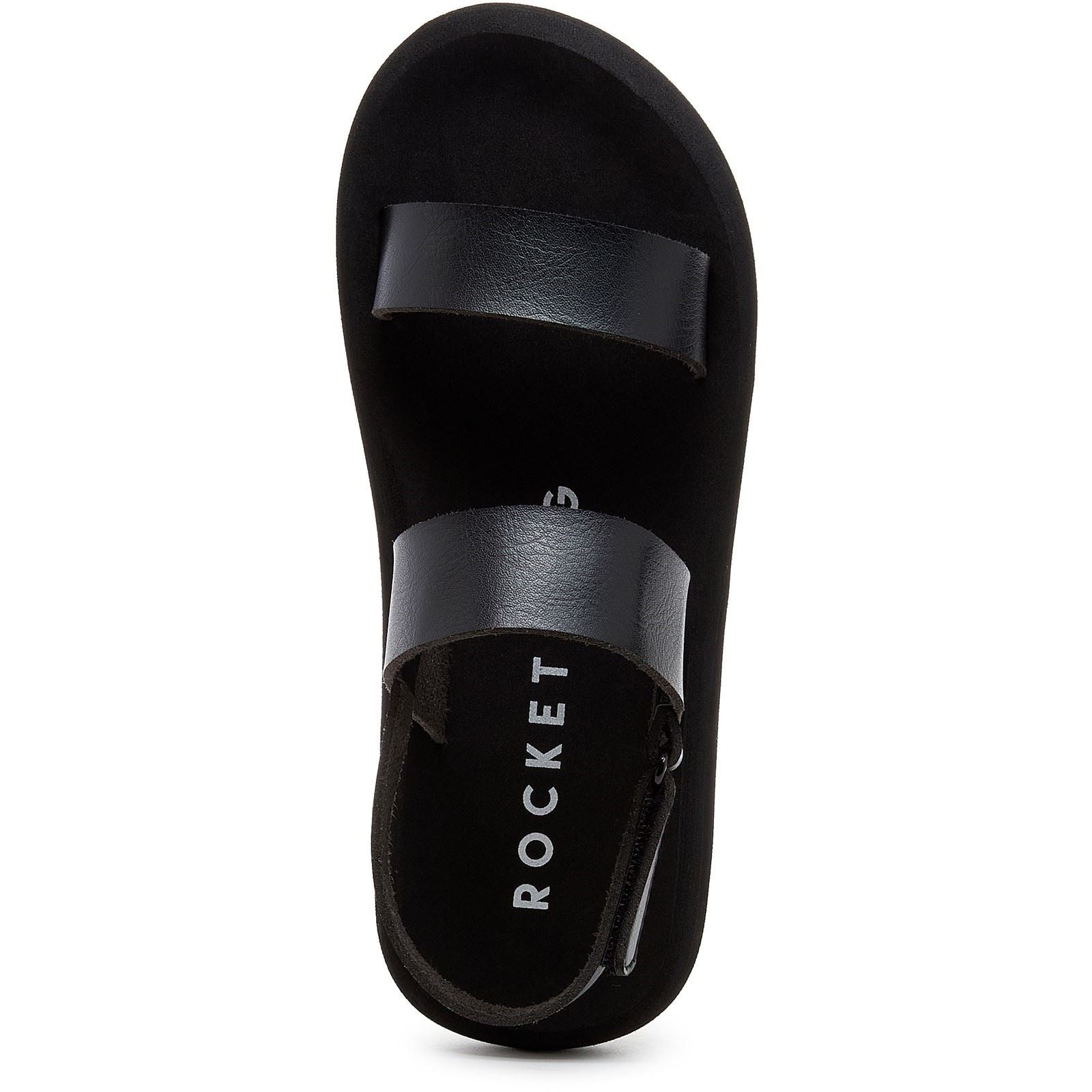 Rocket Dog Sunshine Sandales Noires Pour Femmes En Textile
