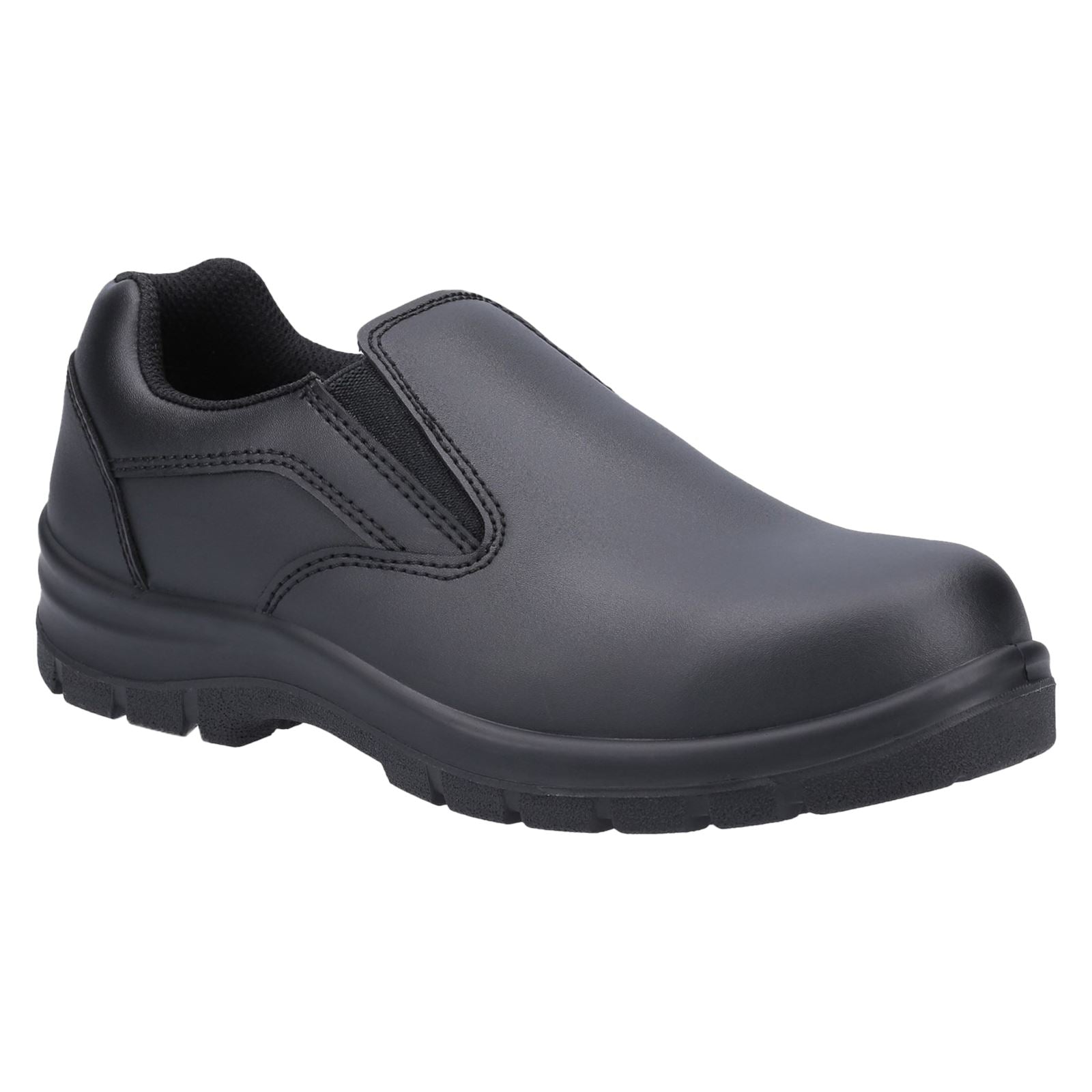 Amblers Safety Chaussures De Sécurité Noires En Cuir Pour Femmes As716C
