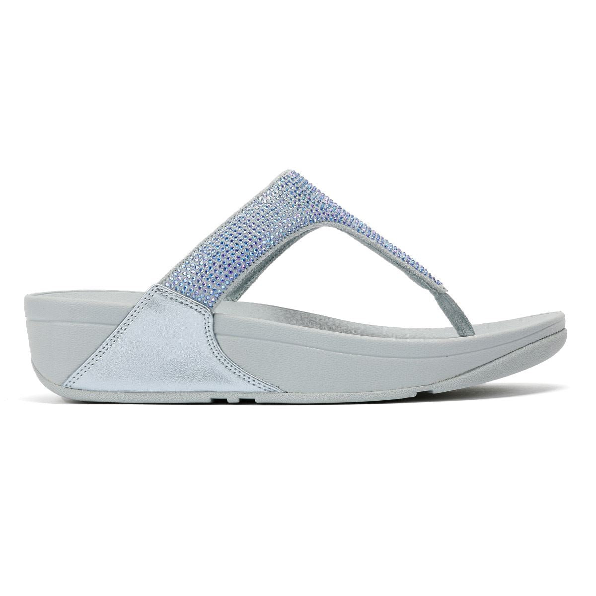 FitFlop Lulu Crystal Sandales Bleues Pour Femmes