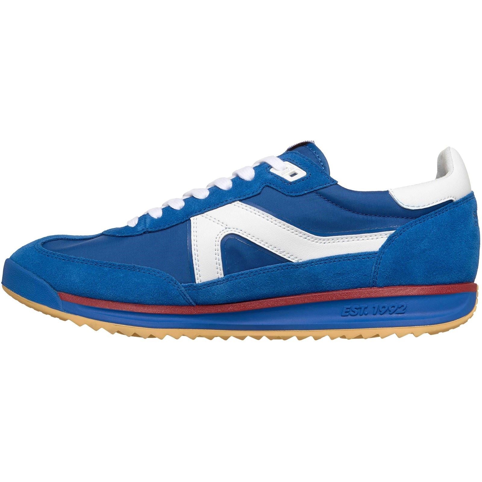 Skechers SKX 92 Spective Baskets En Cuir Pour Hommes Bleues/Multicolores