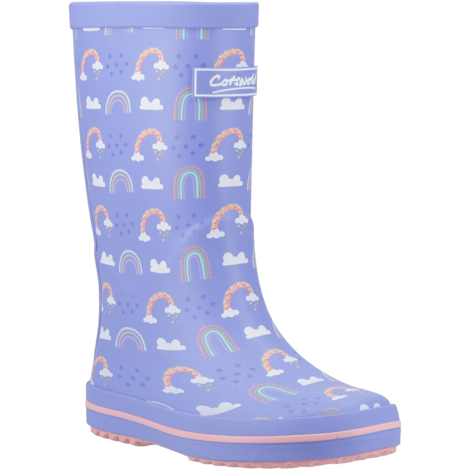 Cotswold Charlbury Bottes En Caoutchouc Pour Enfants Unisexe À Rayures Multicolores