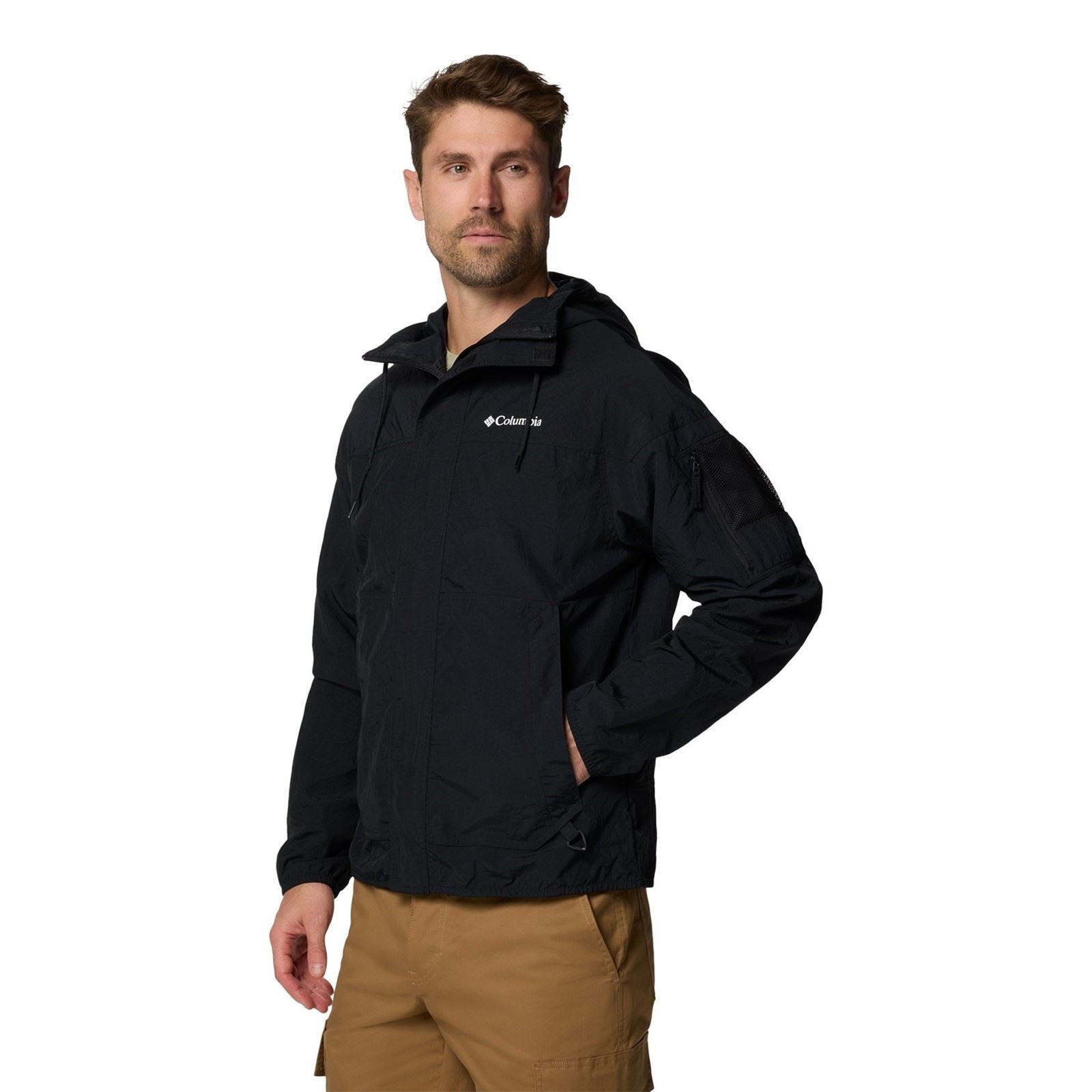Columbia Challenger II Vestes Coupe-Vent Noires Pour Hommes