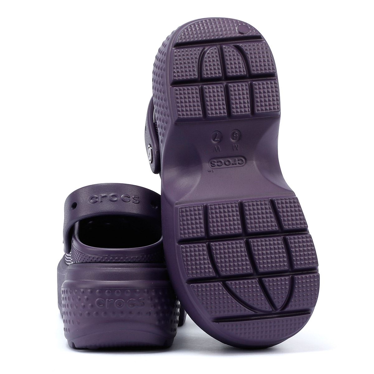 Crocs Stomp Sabots Iris Foncé Pour Femmes