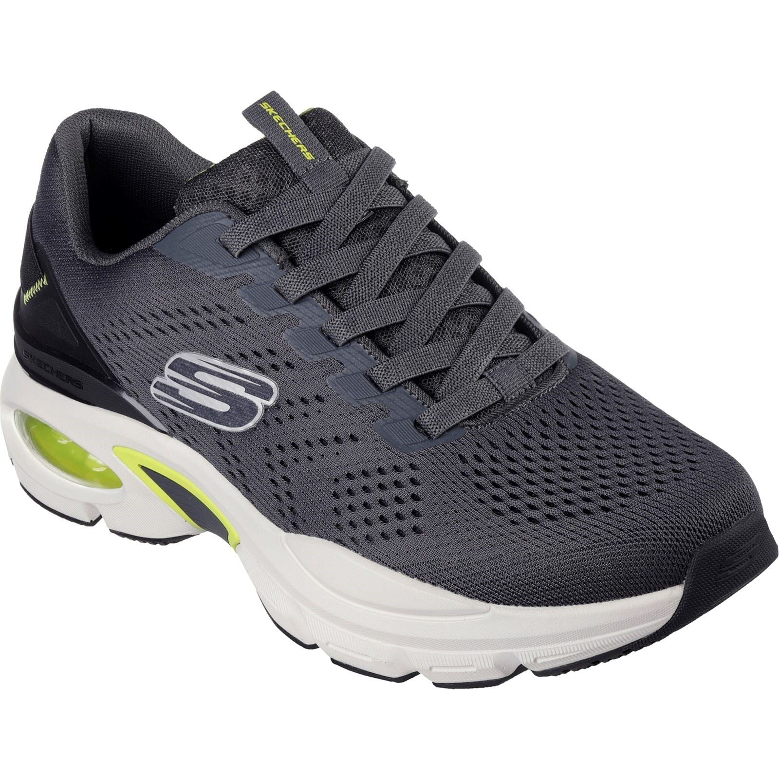 Skechers Skech-Air Ventura Baskets Pour Homme En Textile Anthracite/Lime