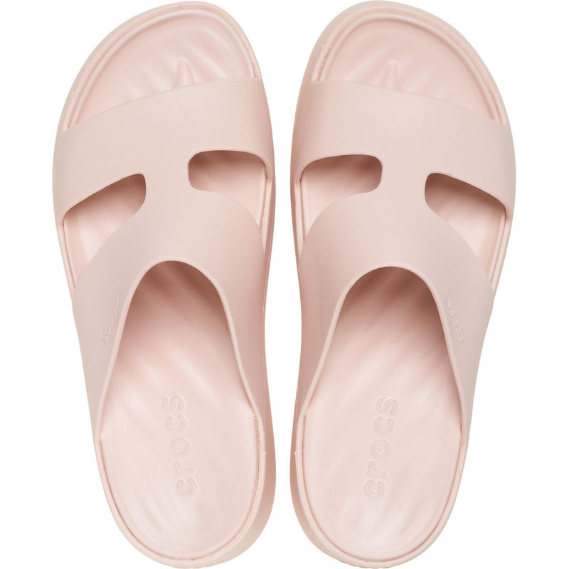 Crocs Getaway Platform H-Strap Sandales En Quartz À Quartz Pour Femme En Thermoplastique