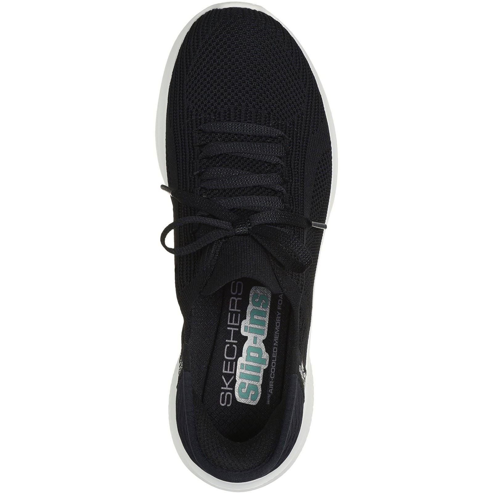 Skechers Ultra Flex 3.0 Brilliant Path Baskets Noires Pour Femmes En Toile