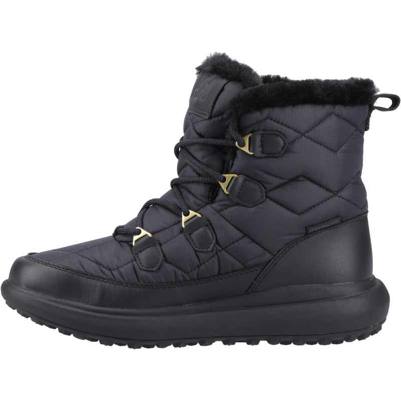 Helly Hansen Sport Willetta 2 Mid Bottes D'hiver Mi-mollet En Cuir Pour Femmes Noires