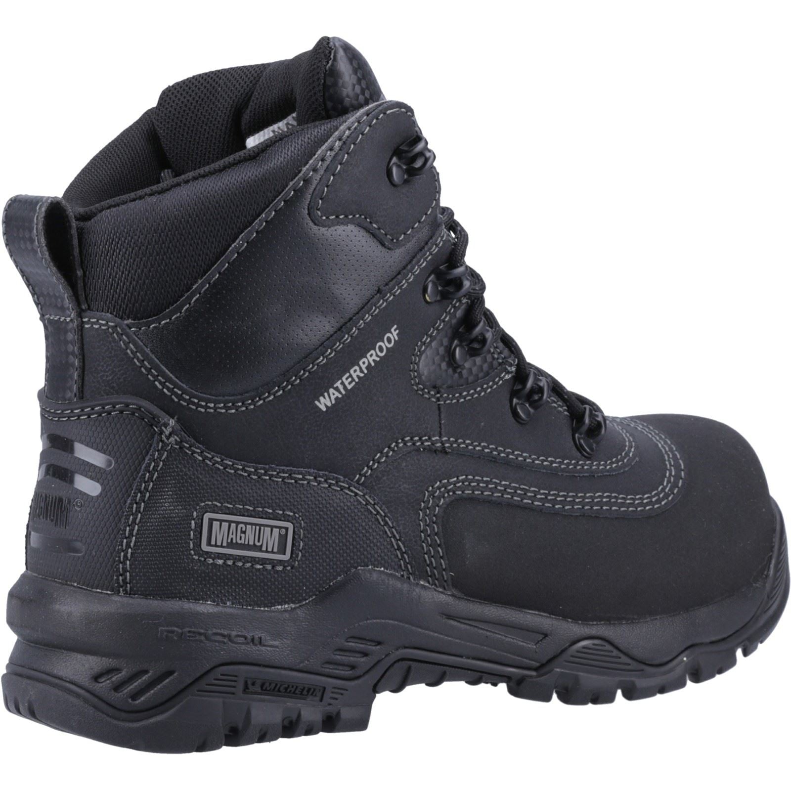 Magnum Bottes De Sécurité Synthétiques Noires Broadside 6.0 Wp