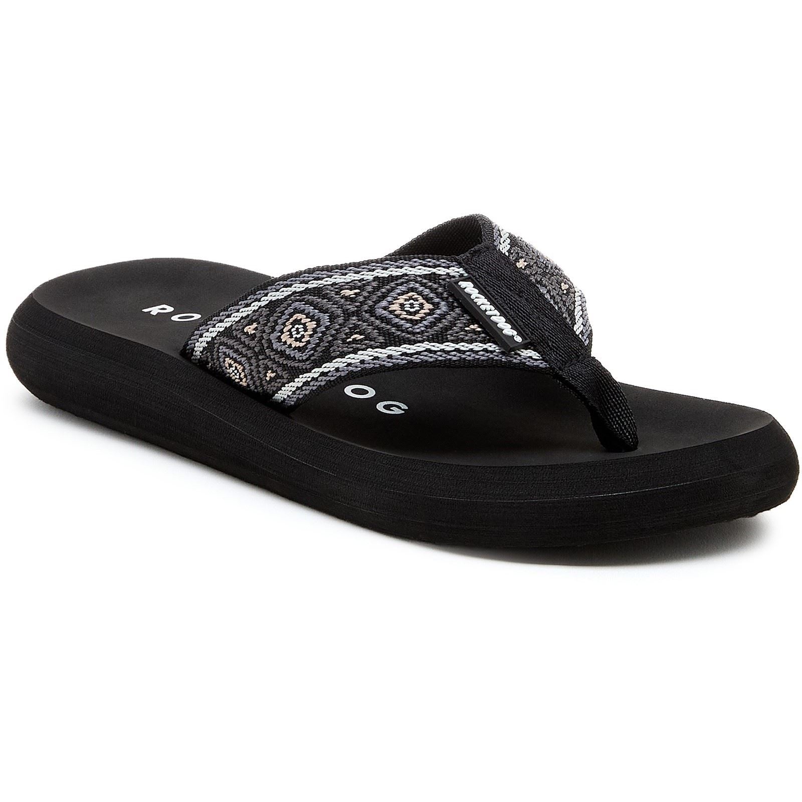 Rocket Dog Spotlight Camden Sandales En Coton Pour Femmes Noir/Multicolore