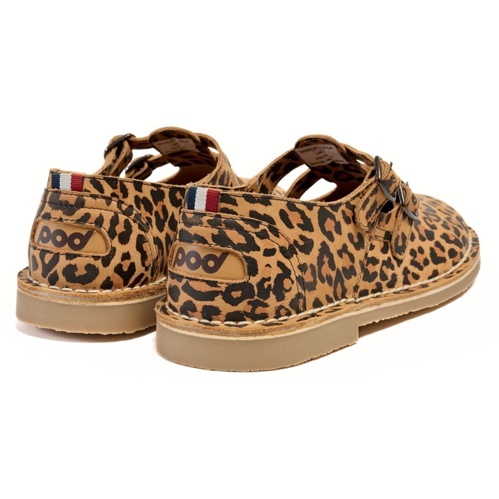 Pod Marley Chaussures Léopard En Cuir Pour Femme