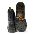 Dr. Martens 1460 Pascal Front Zip Bottes Noires En Cuir Pour Femmes