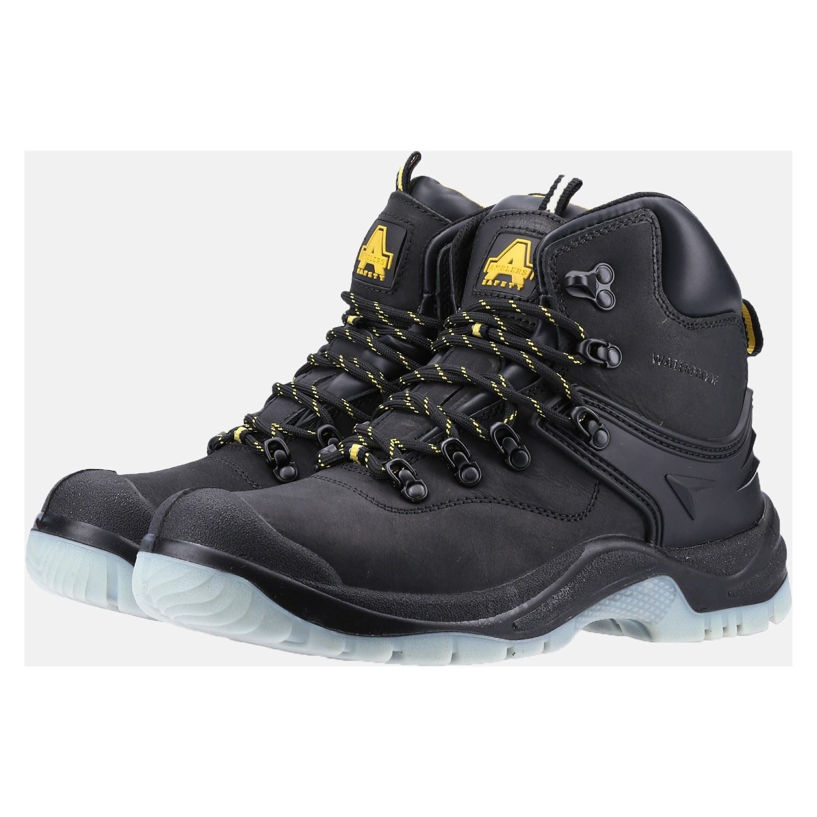 Amblers Safety Bottes De Sécurité En Cuir Noires Fs198