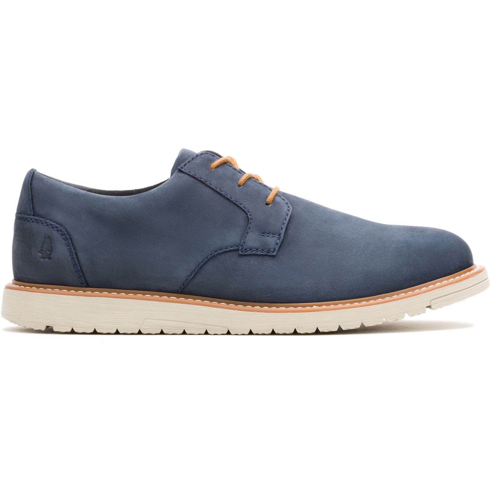 Hush Puppies Jenson Oxford Chaussures En Cuir Pour Homme À Lacets Bleu Marine