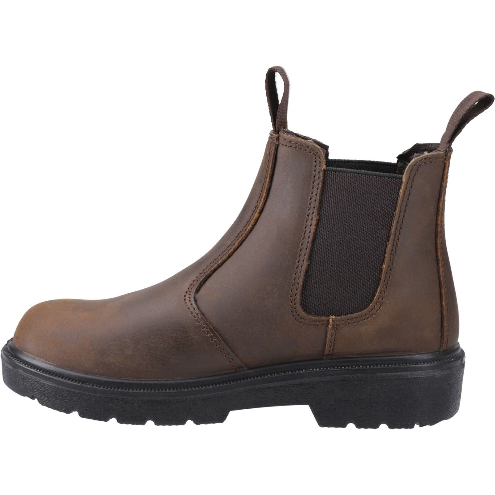 Amblers Safety Bottes De Sécurité En Cuir Marron Fs128