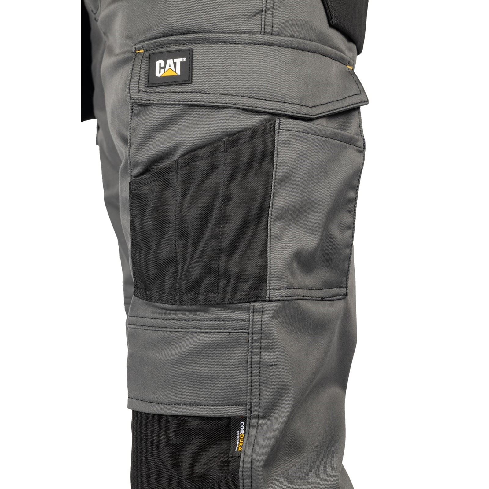 Caterpillar Essential Knee Pocket Stretch Holster Pantalons D'extérieur Pour Hommes En Polyester Gris