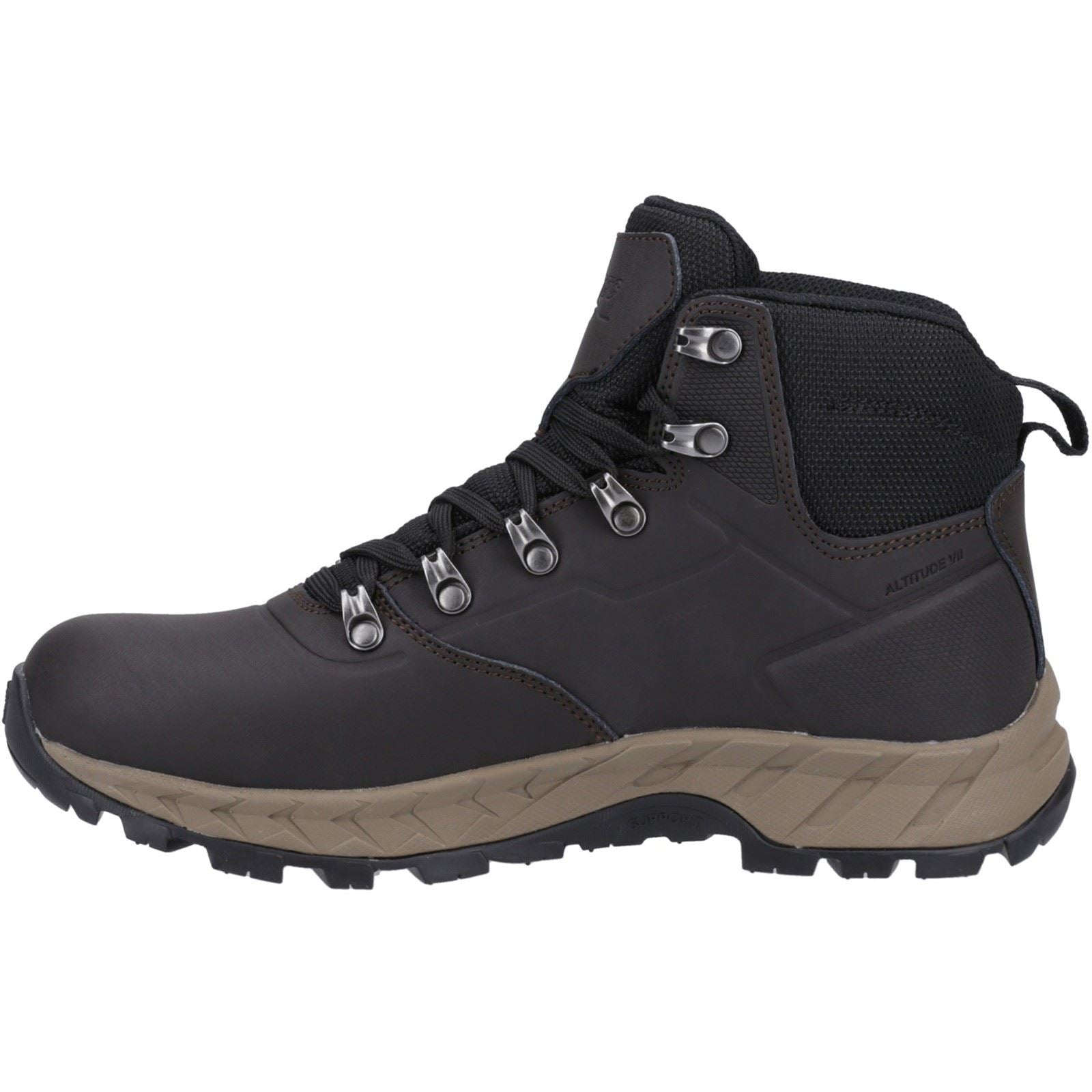 Hi-Tec Altitude VII WP Bottes De Randonnée En Cuir/polyester Pour Homme Couleur Chocolat