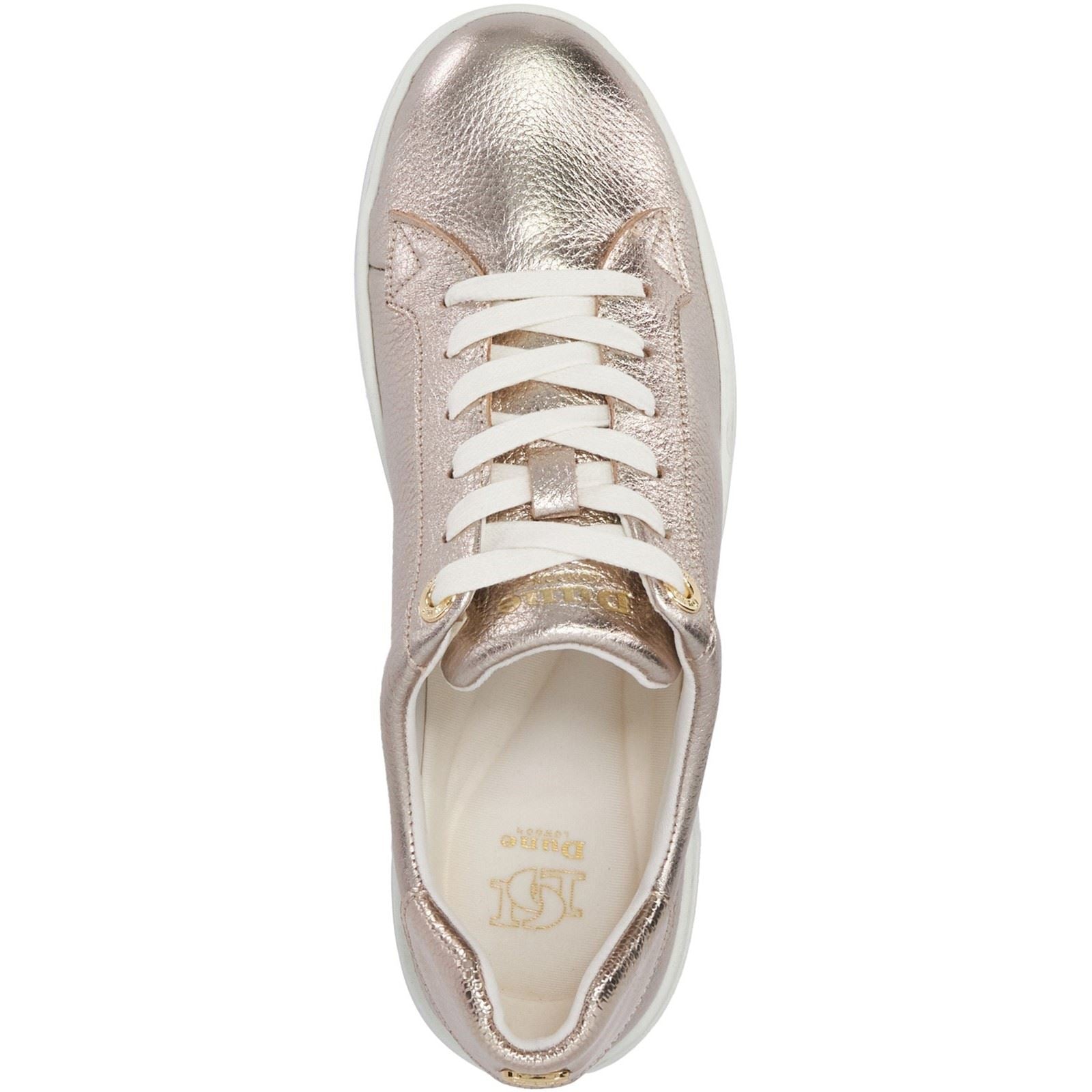Dune Episode Chaussures De Sport En Cuir Pour Femmes Dorées