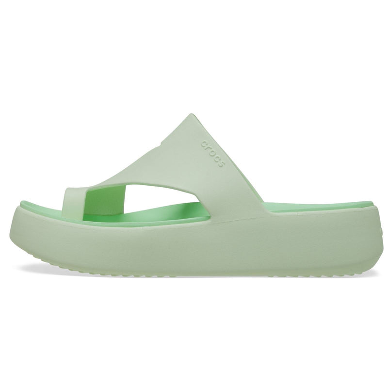 Crocs Getaway Platform Sandales Pour Femmes En Matière Plastique De Couleur Jade