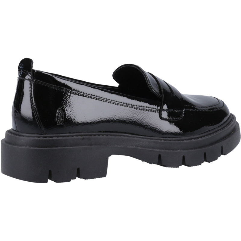 Hush Puppies Reece Mocassins Noirs En Cuir Pour Femmes