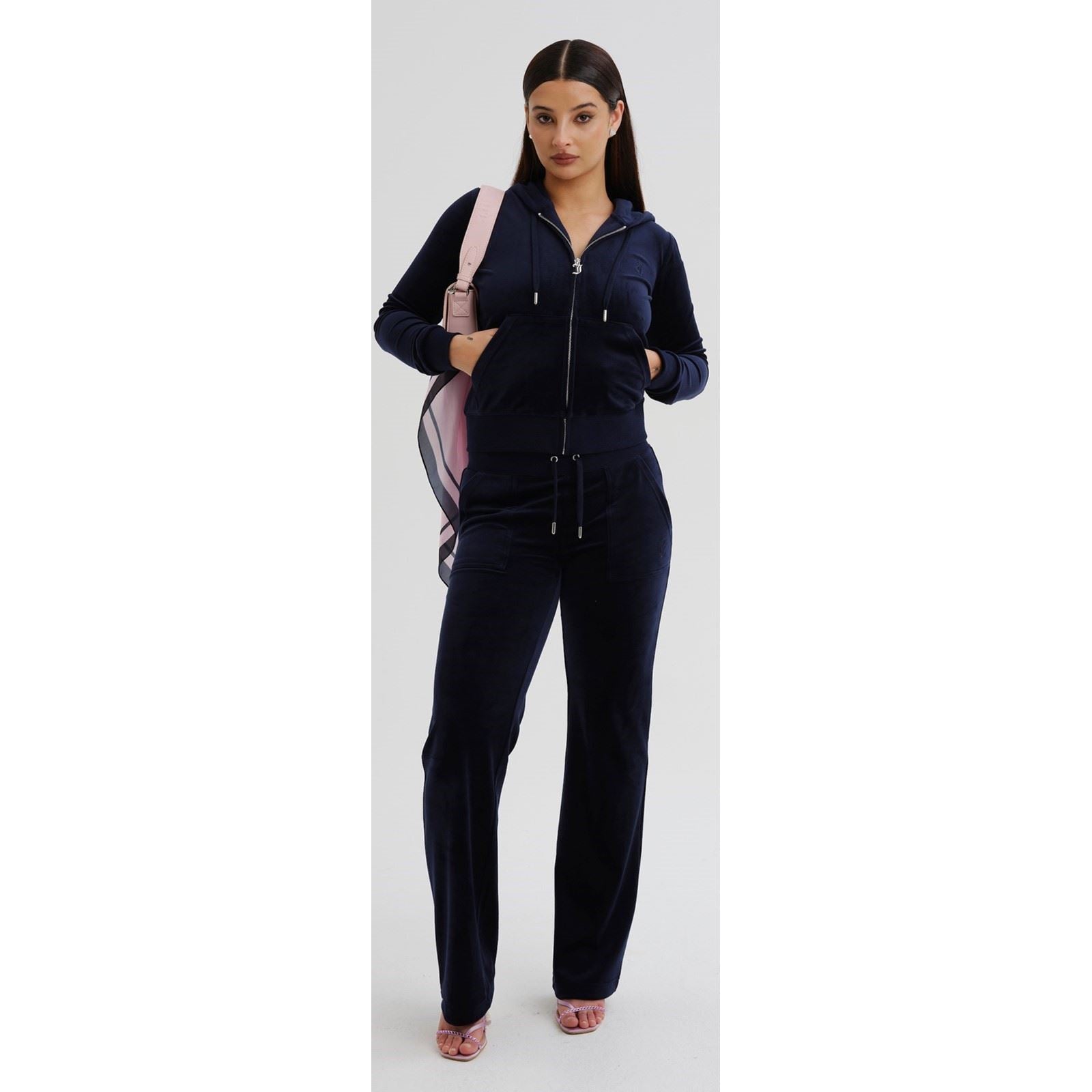 Juicy Couture Del Ray Joggers Bleus En Polyester Pour Femmes